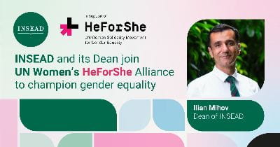 INSEAD becomes the first business school to join UN Women’s HeforShe Alliance