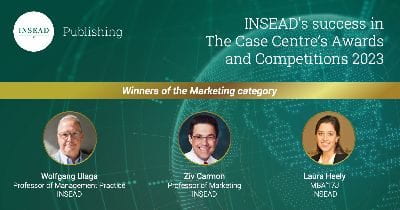 INSEAD Professors recognized at  Case Centre Awards & Competitions 2023