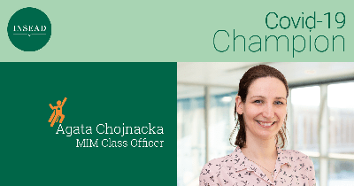 Covid-19 Champion: Agata Chojnacka, MIM Class Officer